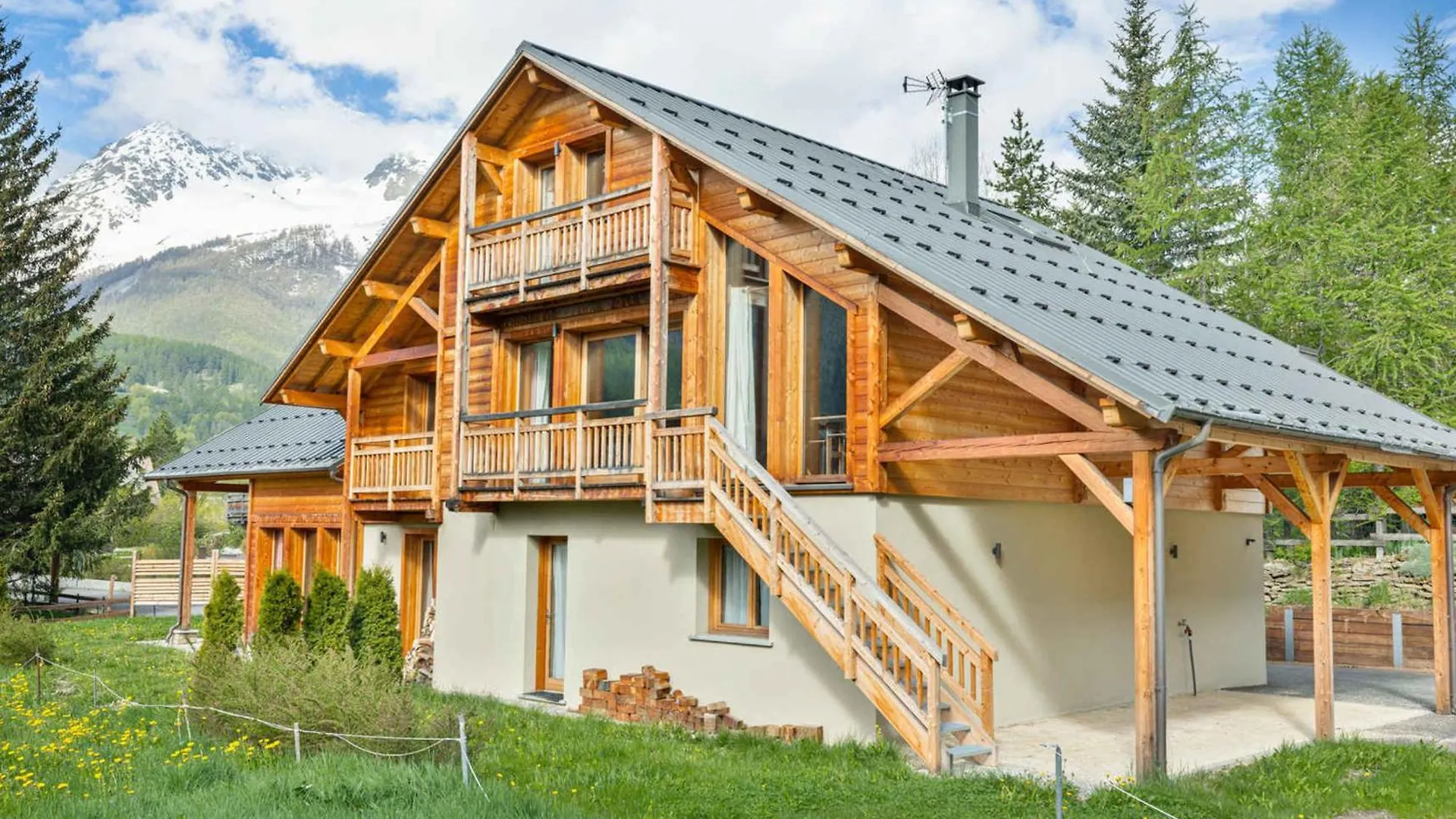 Chalet Authentique Pres Du Village, 5 Chambres, Balneo - Fr-1-808-2 Le Monêtier-les-Bains